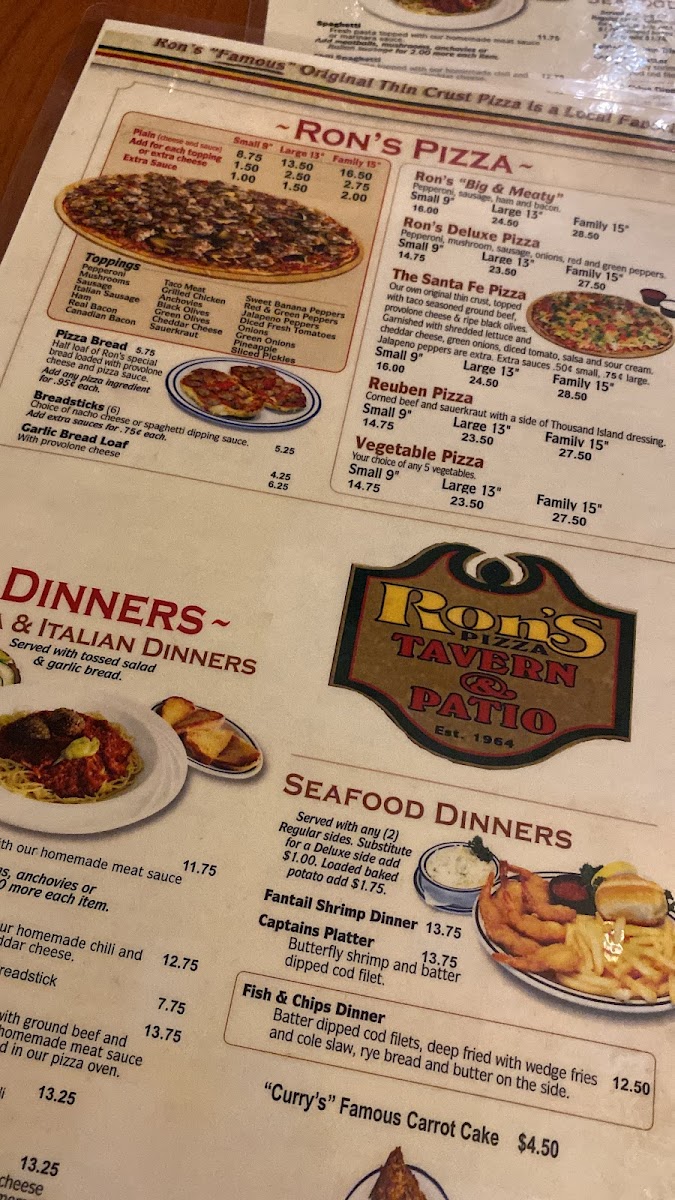 Menu Ron's Pizza-3