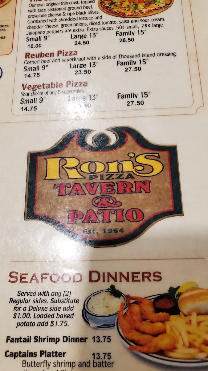 Menu Ron's Pizza-5