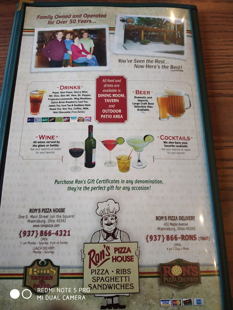 Menu Ron's Pizza-6